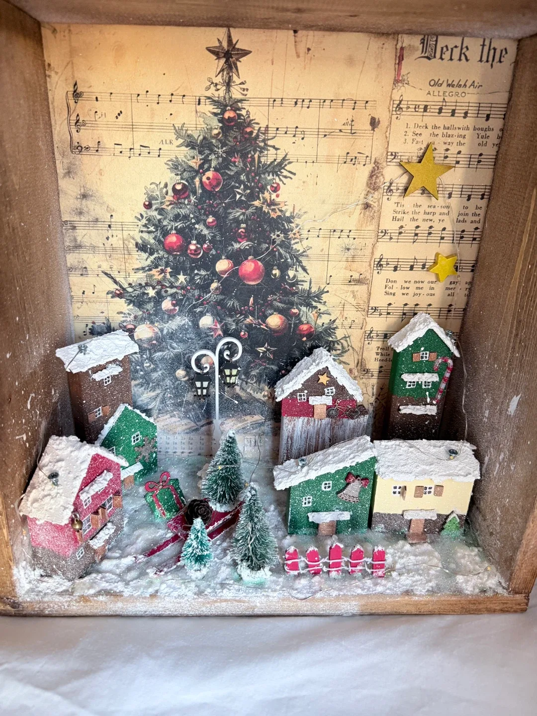 Christmas Village Shadow Box Display image indicator(3)