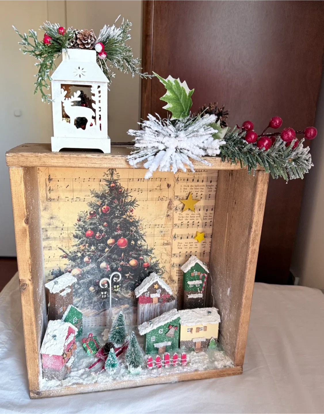 Christmas Village Shadow Box Display image indicator(7)