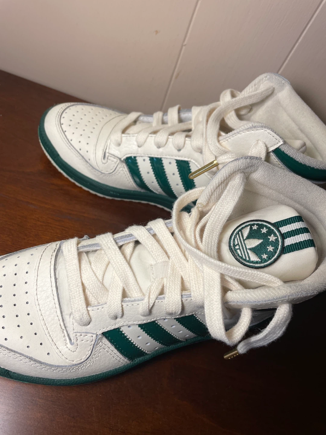 Adidas Top Ten RB Cream White/Green Sneakers - photo 3