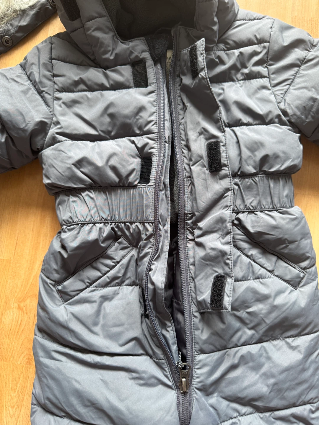 Deux par Deux Grey Snowsuit with Mittens - photo 2