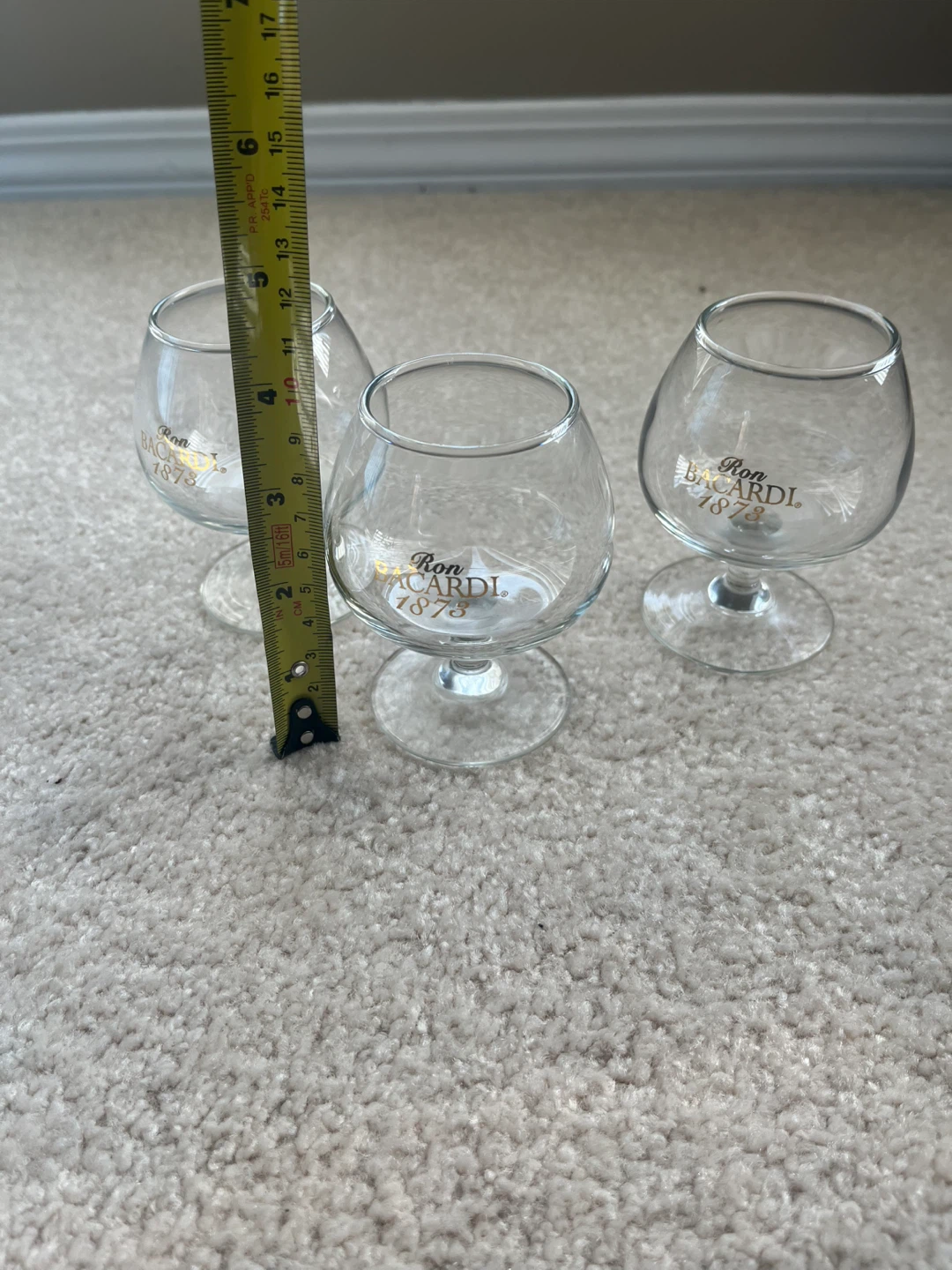 Ron BACARDI 1873 Brandy Glasses 🥕 - photo 2