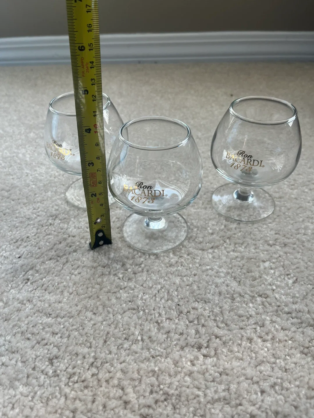 Ron BACARDI 1873 Brandy Glasses 🥕 image indicator(2)