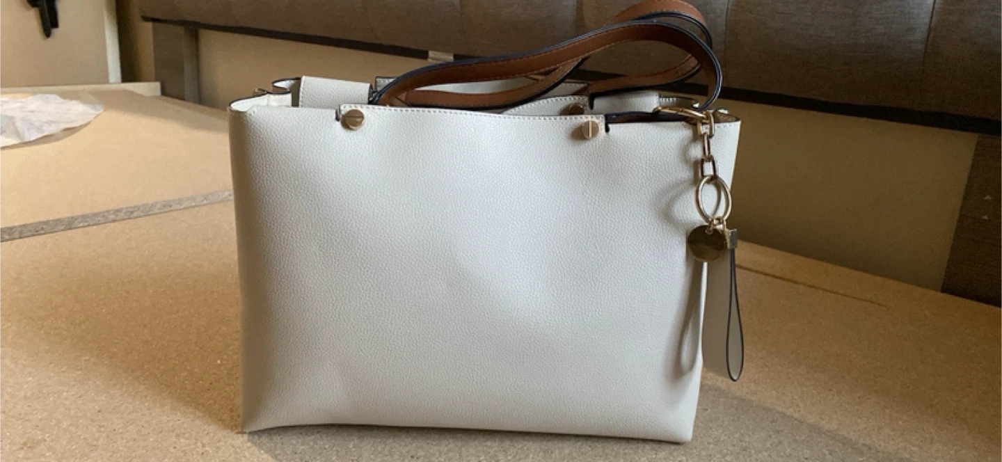 Aldo White Tote Bag