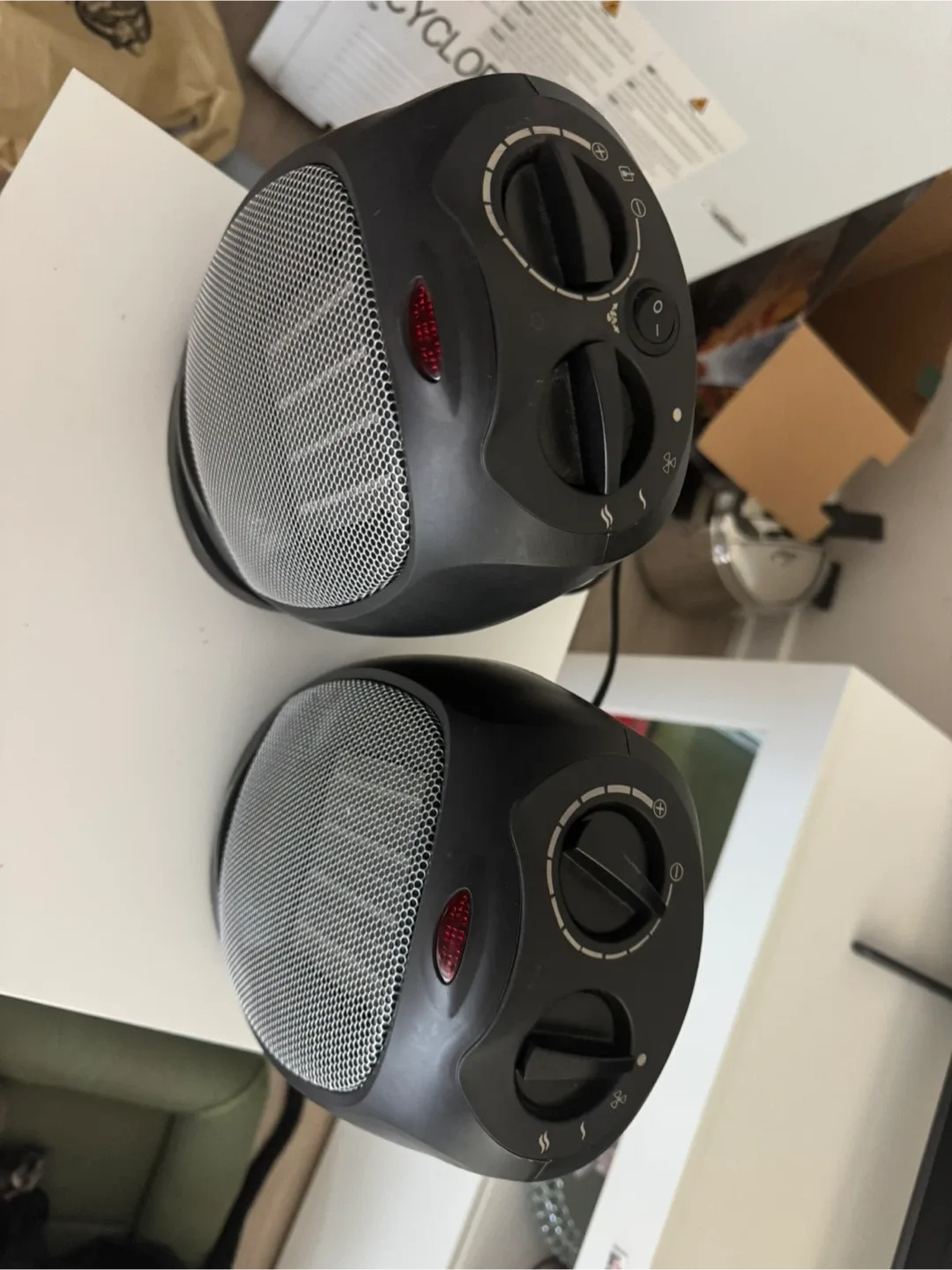 2 AmazonBasics Portable Small Space Heater - Black thumbnail