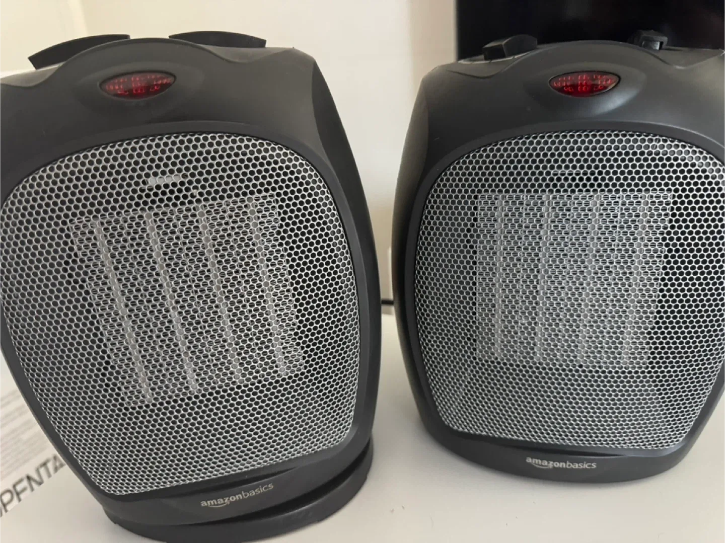 2 AmazonBasics Portable Small Space Heater - Black image indicator(2)