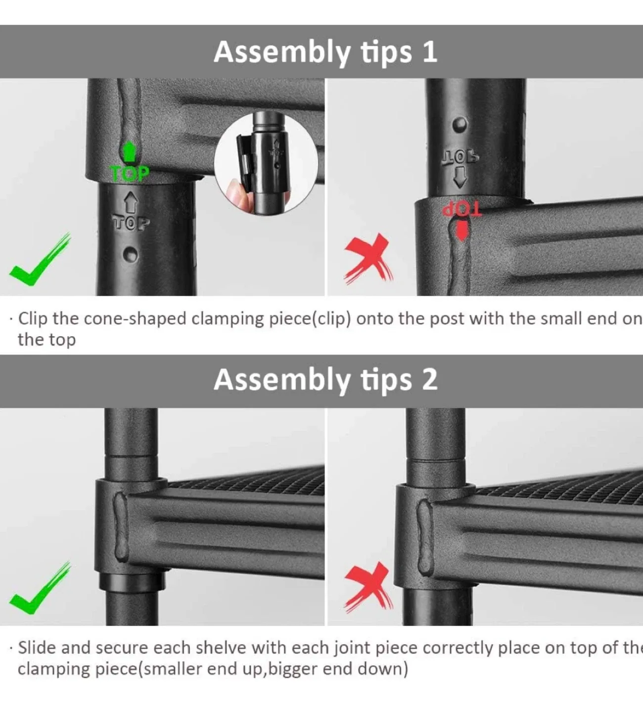 5 Tier Wire Shelving Unit Metal rack image indicator(2)