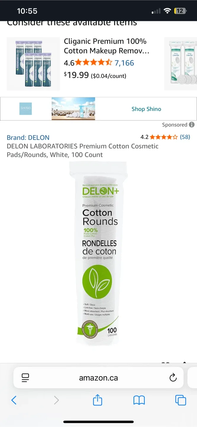 Pack of 2 - Premium 100% Pure Cotton Rounds image indicator(3)