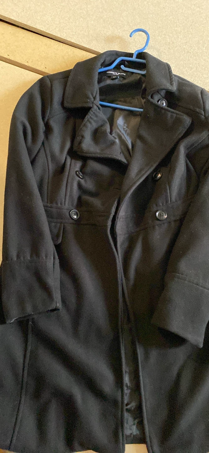 Black Kenneth Cole Peacoat