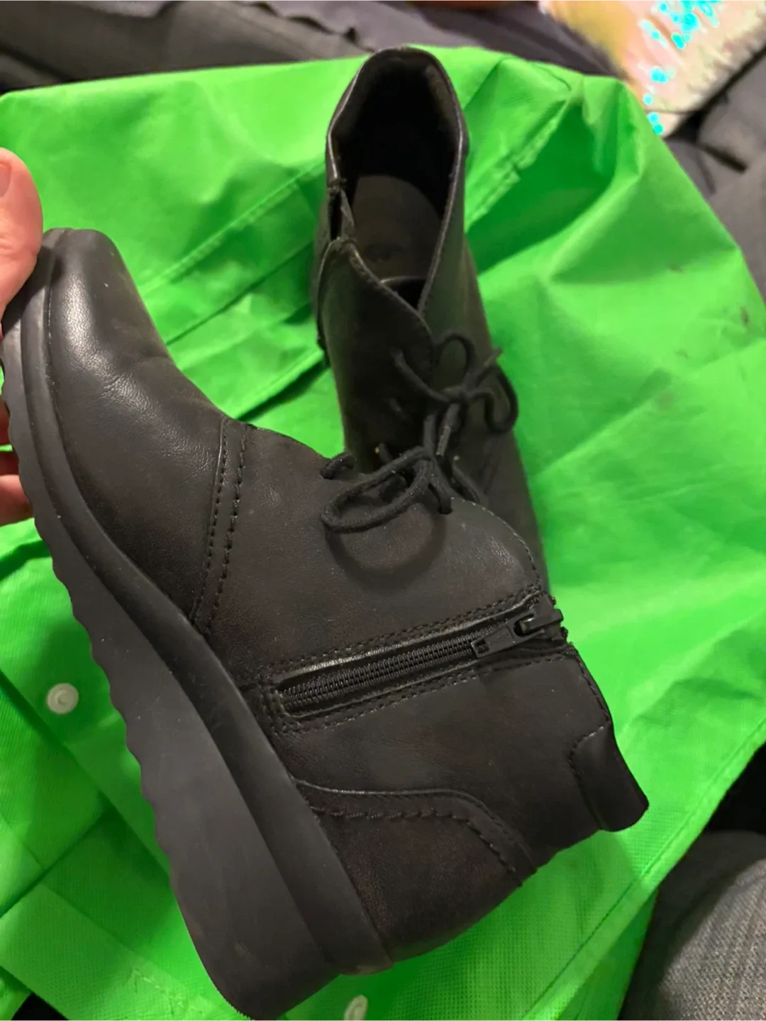 Black Ankle Boots - Size 8 image indicator(3)