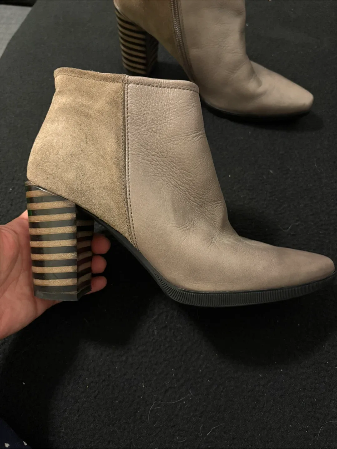 Hispanitas Leather Ankle Boots - Size 37 thumbnail