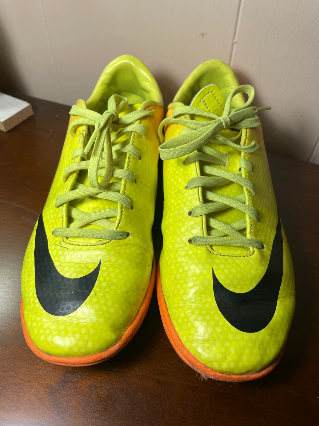 Nike Mercurial Yellow Soccer Shoes - Size 4 US