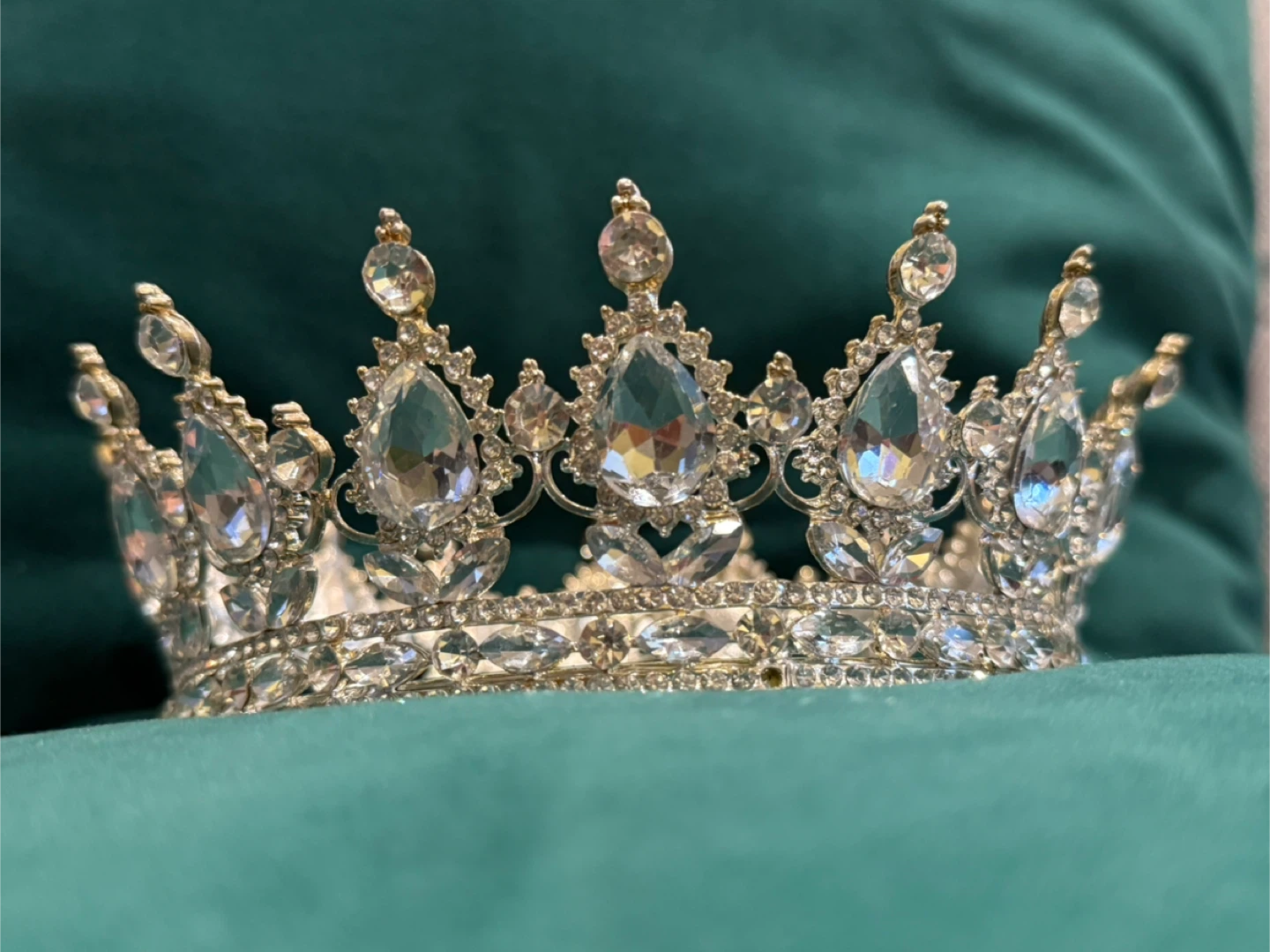 Rhinestone Crystal Crown - photo 3