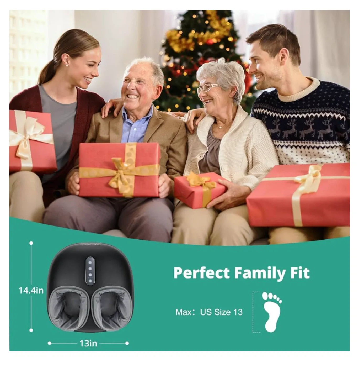 Medcursor Shiatsu Foot Massager with Heat - Like New! image indicator(8)