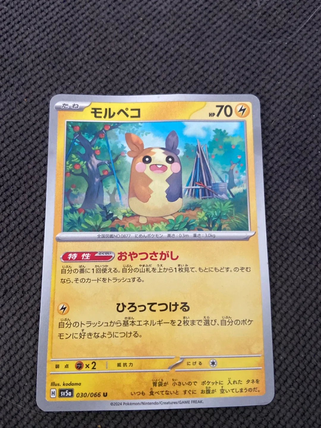 Morpeko Pokemon Card thumbnail