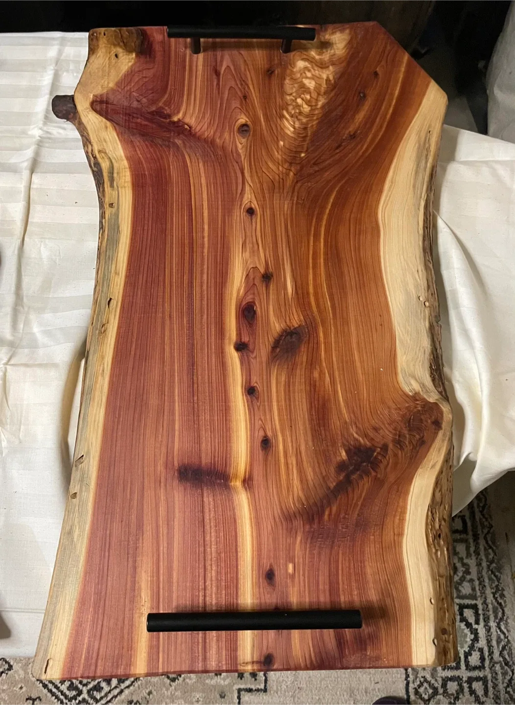 Live Edge, Red Cedar, Charcuterie boards with Handles image indicator(4)