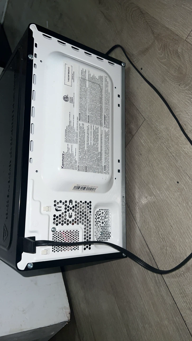 Kenmore Black Microwave - photo 3