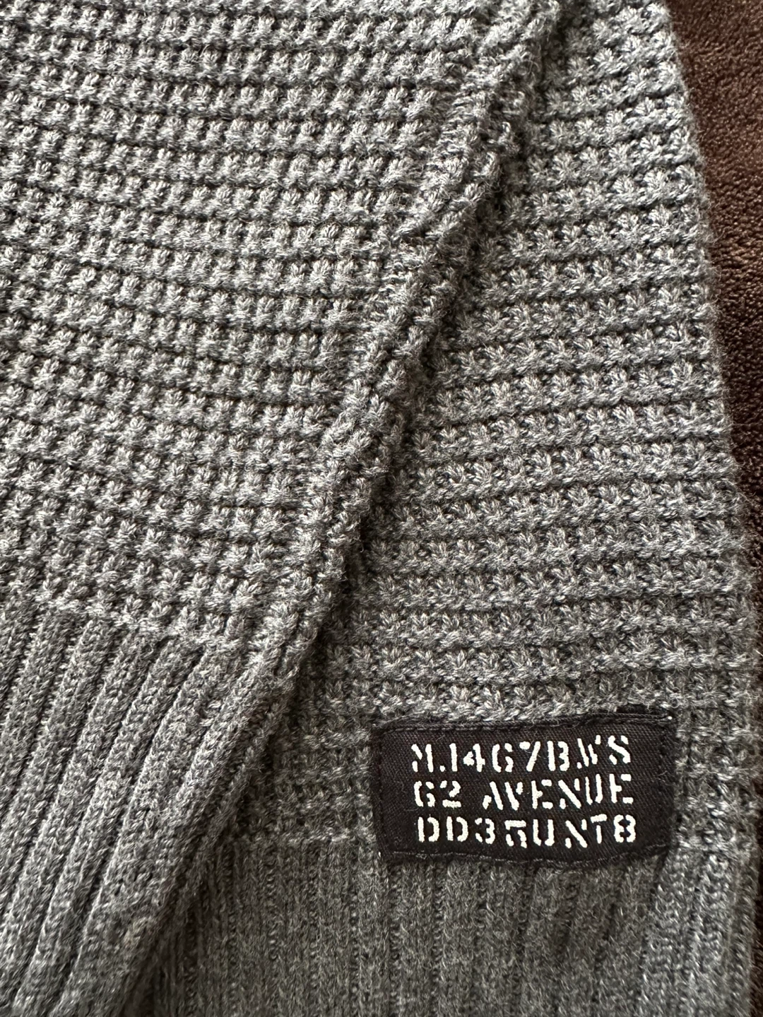 H&M Grey Waffle Knit Sweater - Size 10-12Y - photo 2