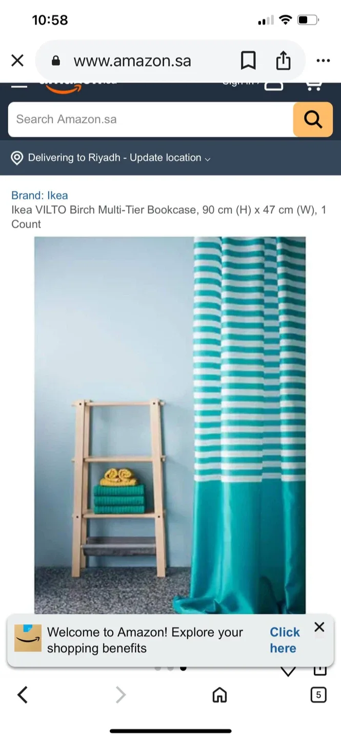 Wooden Bathroom Shelf(Moving Out) image indicator(8)