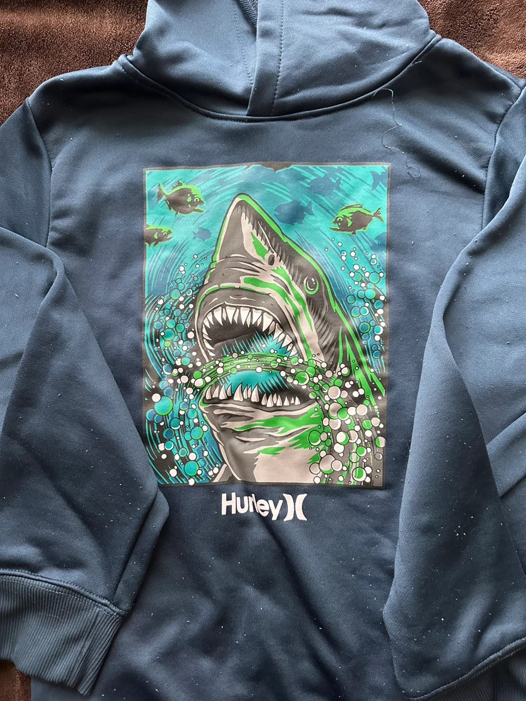Hurley Kids' Shark Hoodie - Size L (12-13 yrs) - photo 3