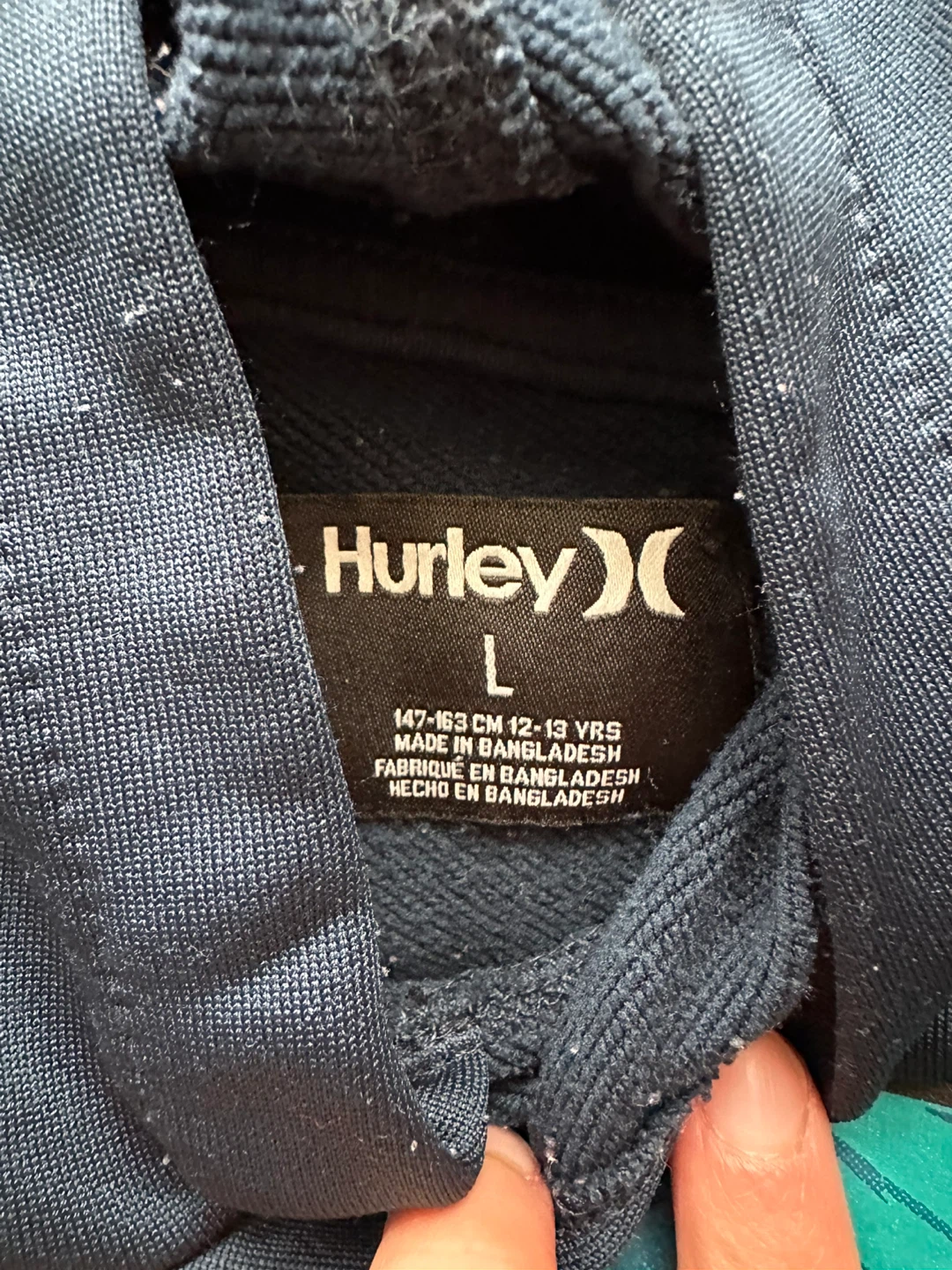 Hurley Kids' Shark Hoodie - Size L (12-13 yrs)
