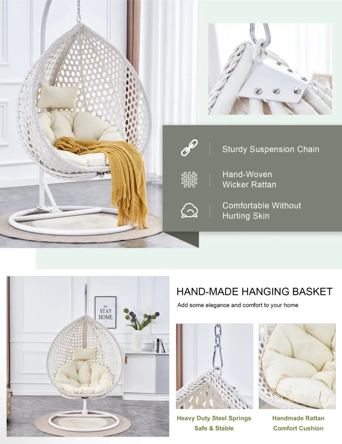 Hanging Egg Chair - Indoor/Outdoor image indicator(6)