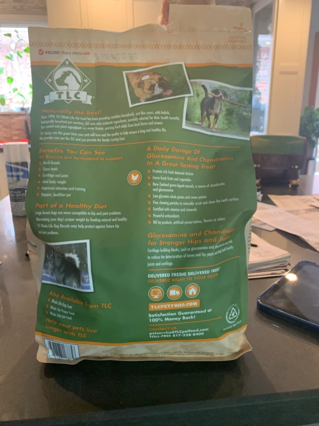 TLC Whole Life Chicken & Rice Dog Biscuits image indicator(2)