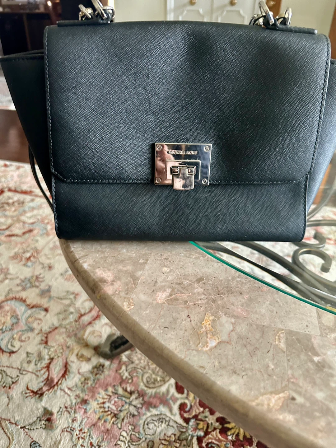 Michael Kors Black Satchel Bag