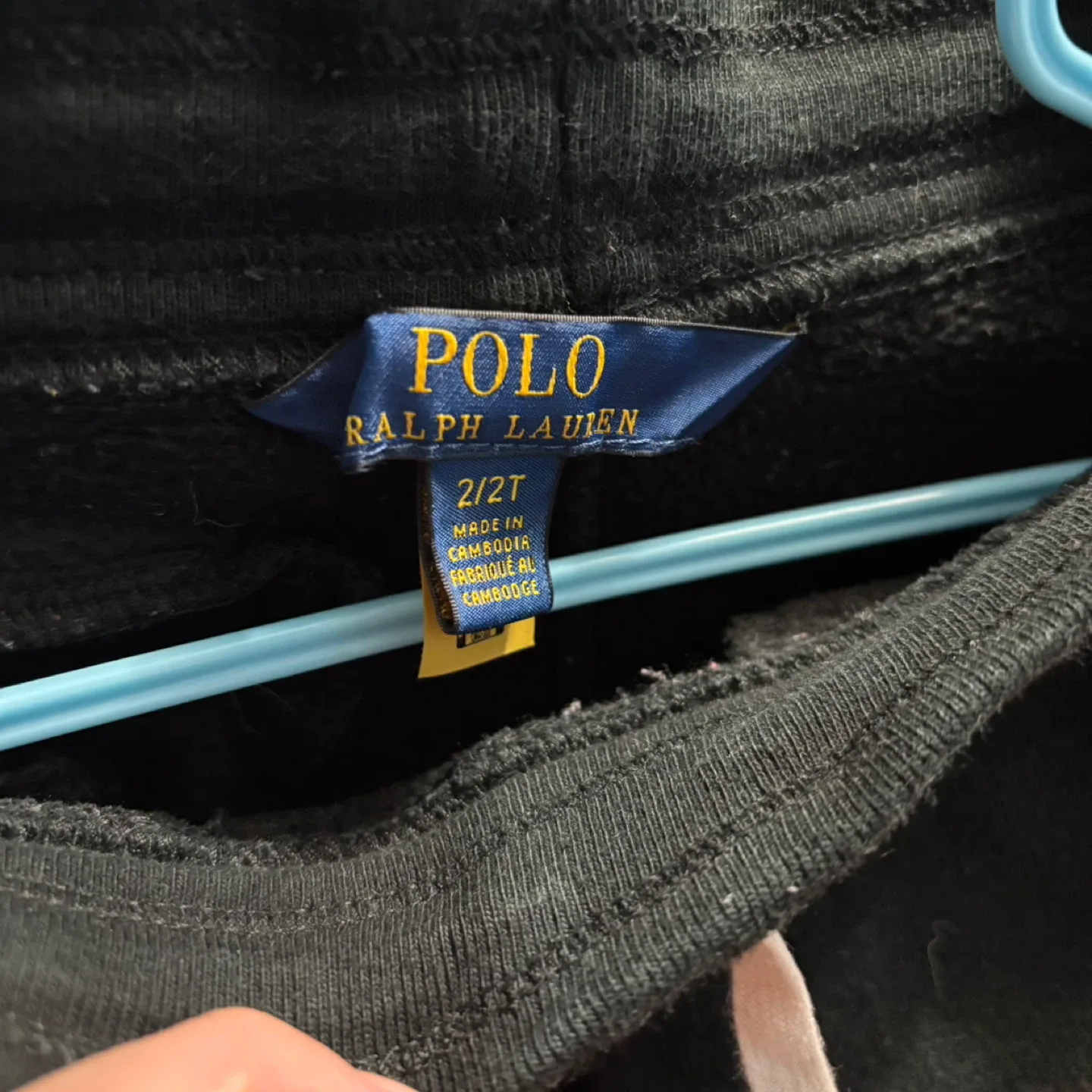 Polo Ralph Lauren Black Hoodie & Pants Set - Size 2T image indicator(4)