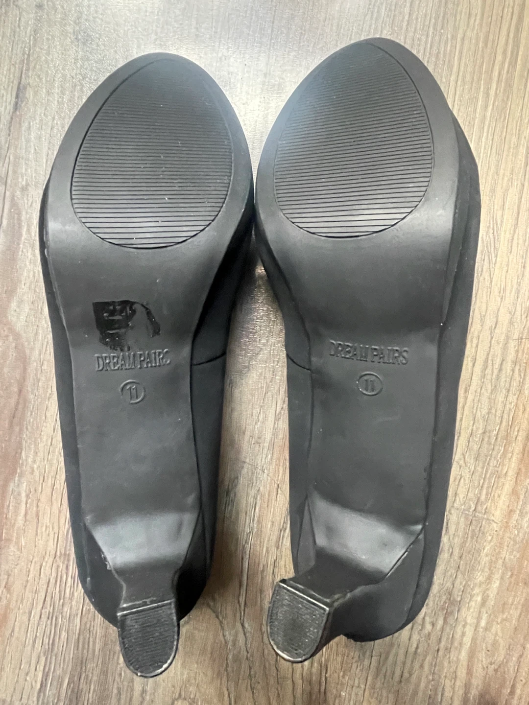 Black Suede Pump High Heels - Size 11 - photo 2