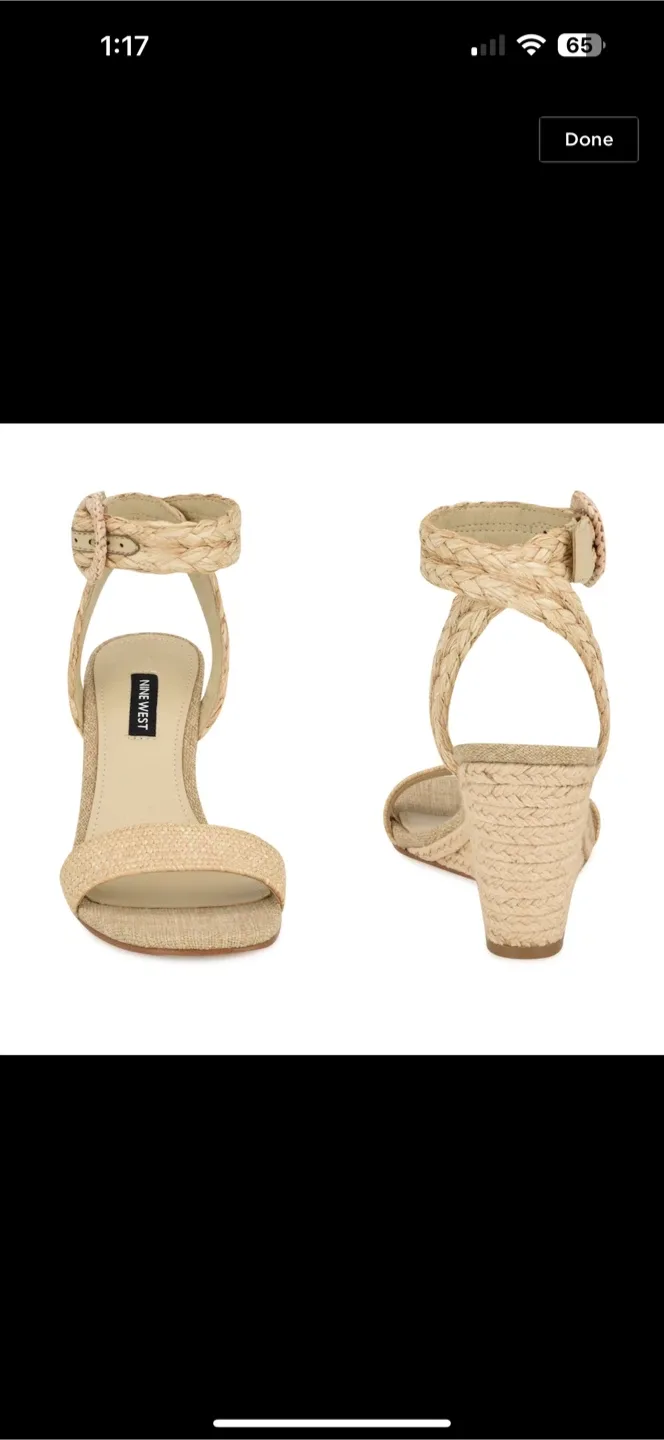 Nine West Nerisa  Wedge Heel Sandals