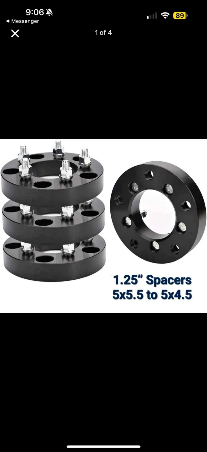 5x5.5-5x4.5 Wheel Spacers 1.25" image indicator(2)
