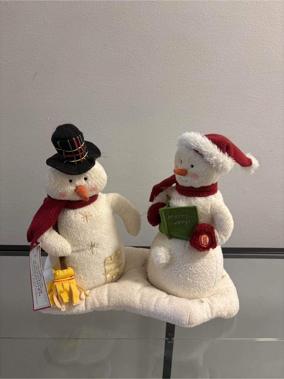 Hallmark Caroling Snowmen Plush Decoration