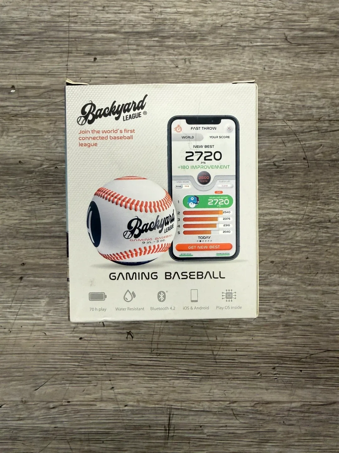 Backyard League Gaming Baseball - Smart Activity Tracker thumbnail
