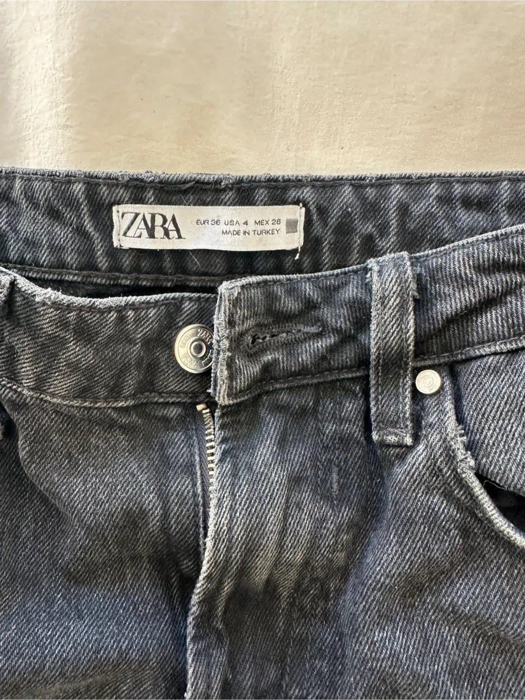 Wide leg Zara jeans image indicator(2)