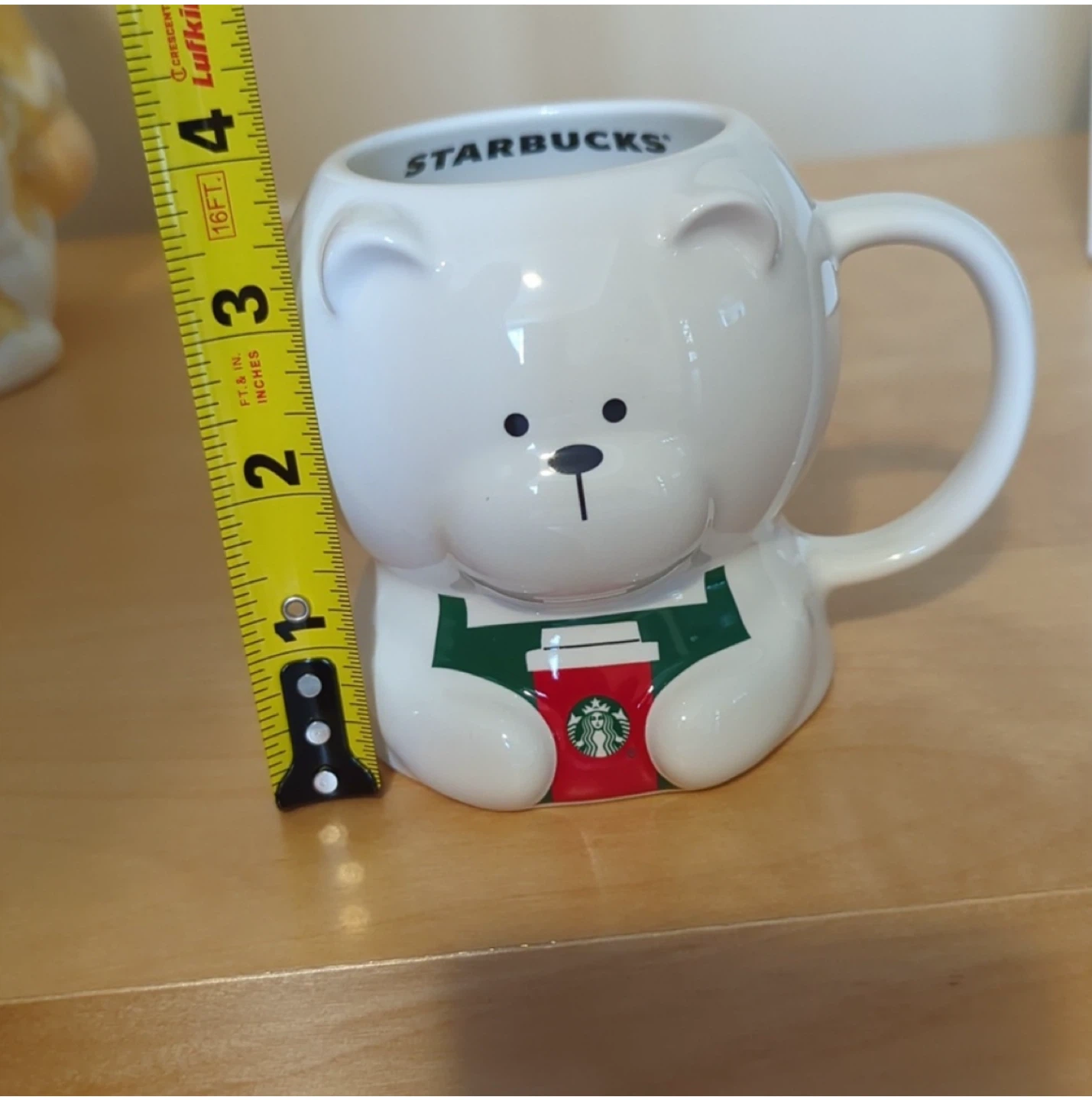 RARE 2025 Christmas Limited Starbucks Bearista Bear White Mug - photo 5