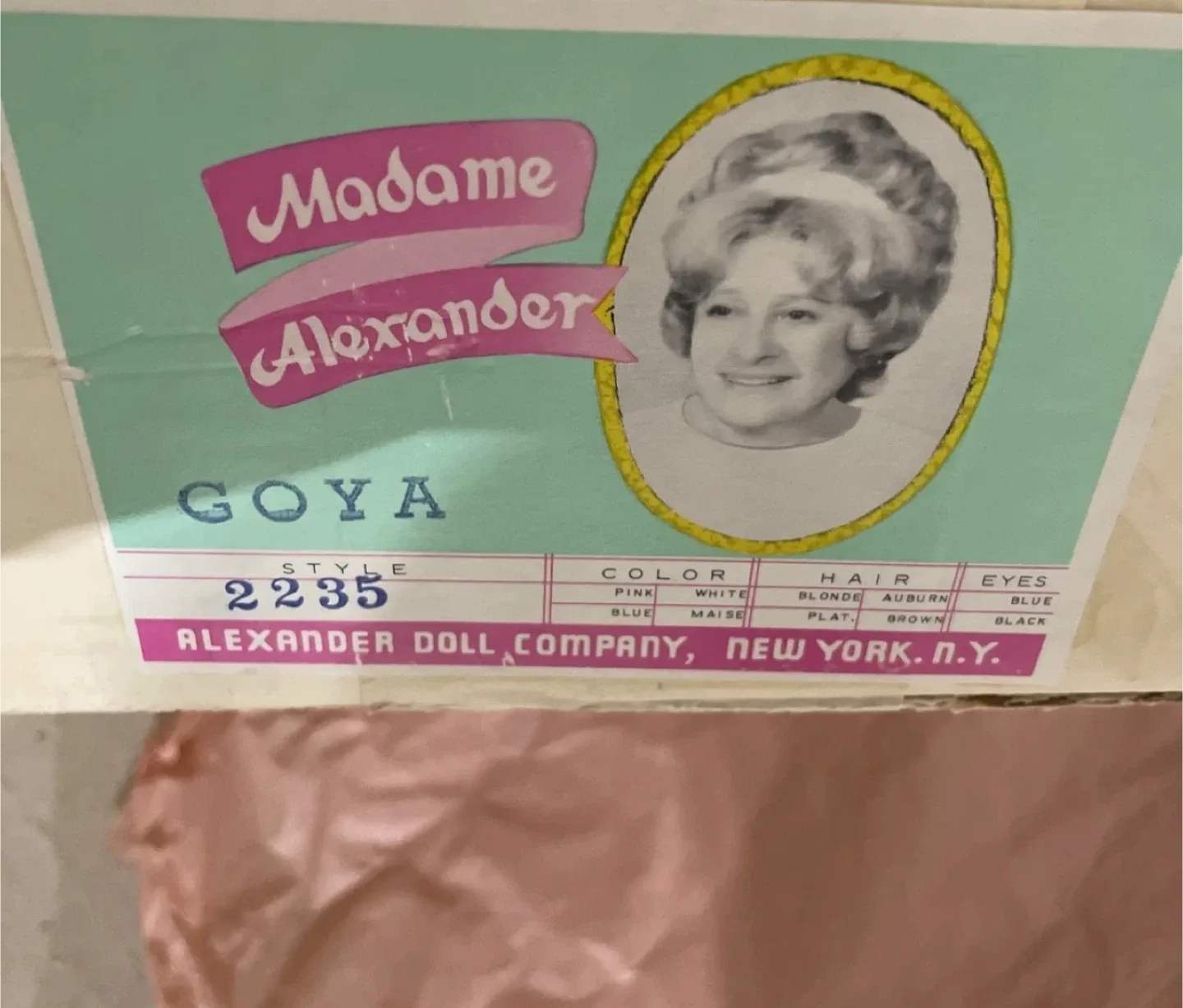 New. Madame Alexander Goya Doll Style 2235 image indicator(4)