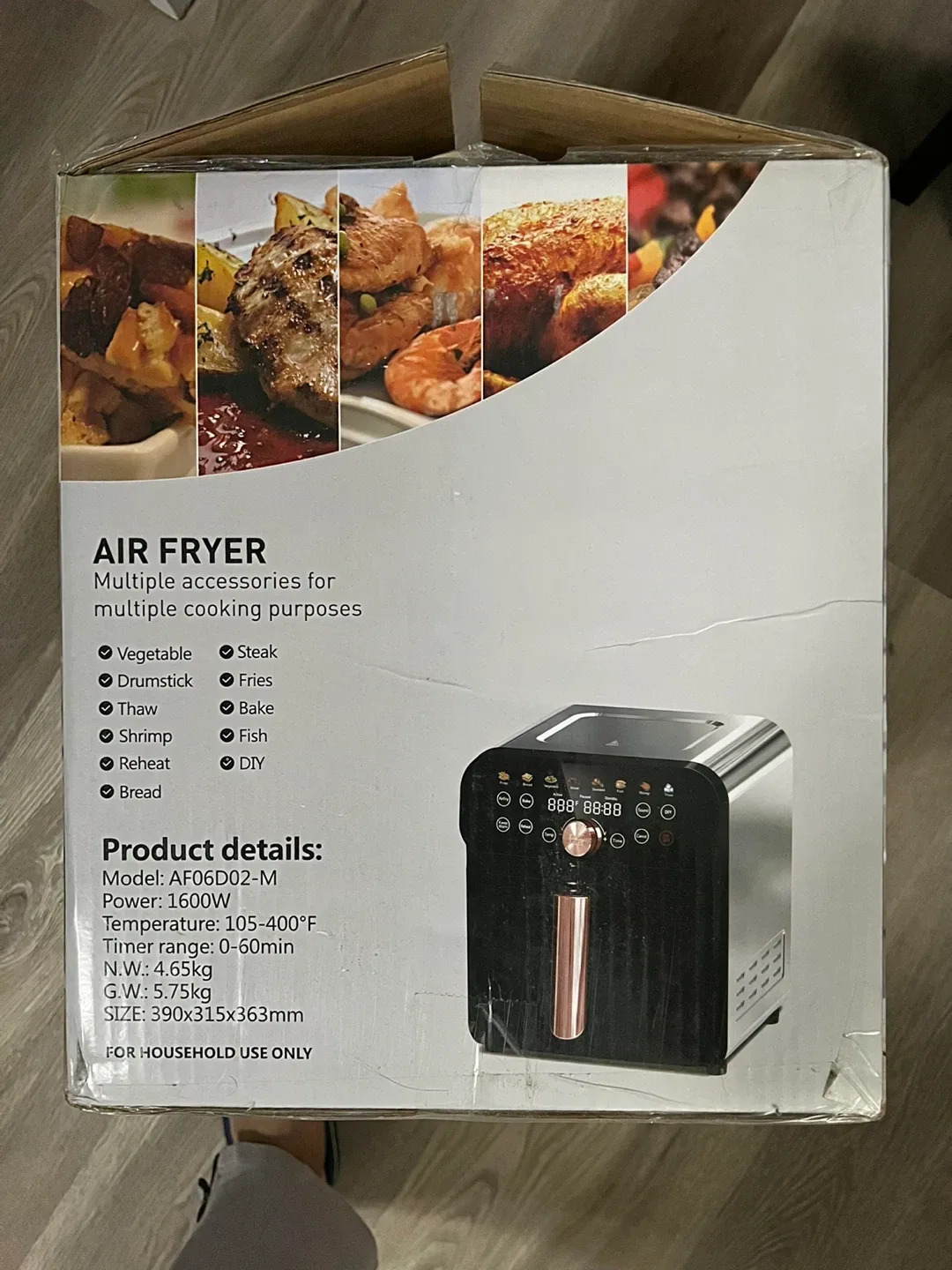 Air Fryer AF06D02-M - in Box! image indicator(2)