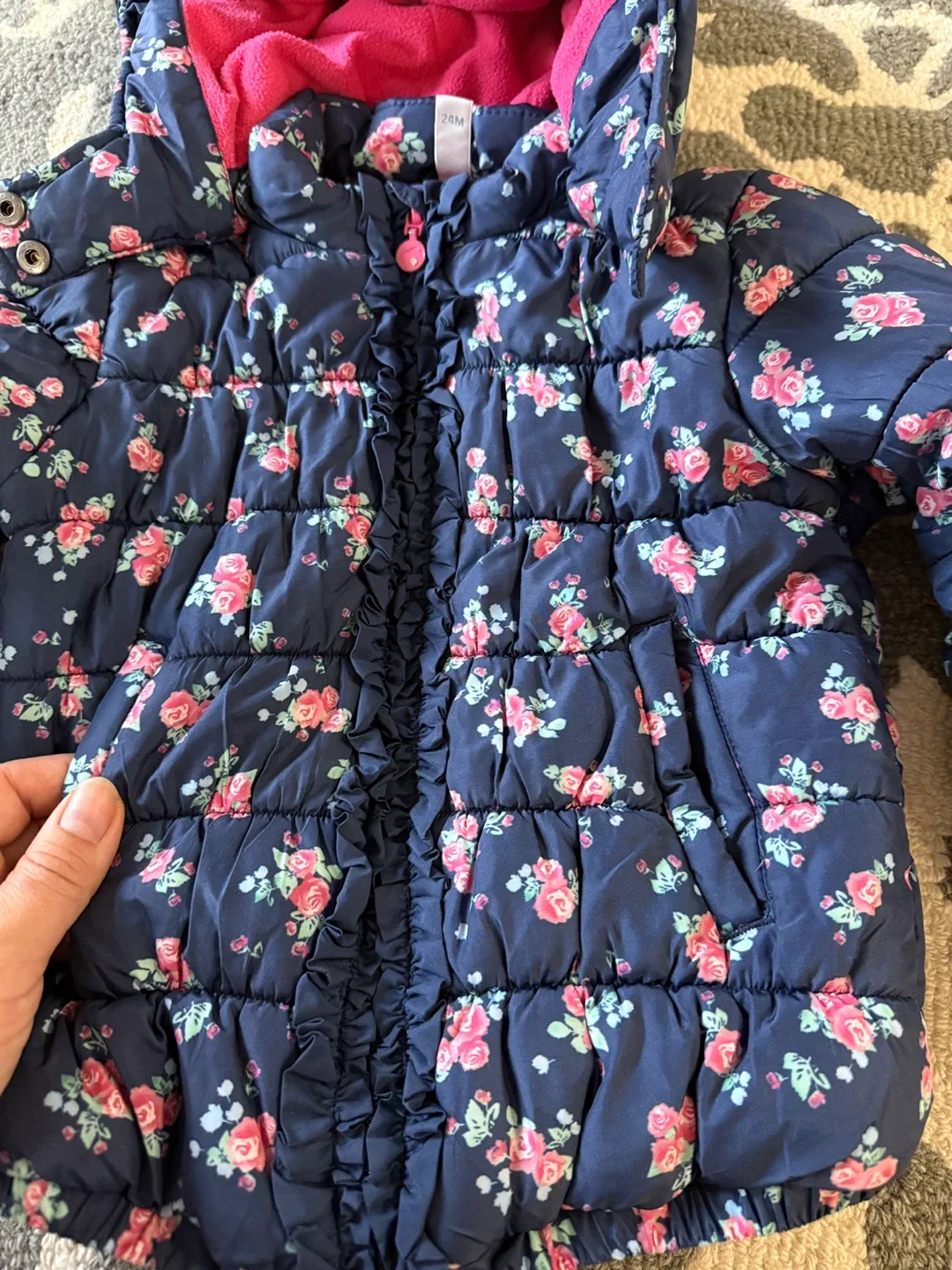 Percee Floral Puffer Jacket - 24M image indicator(4)