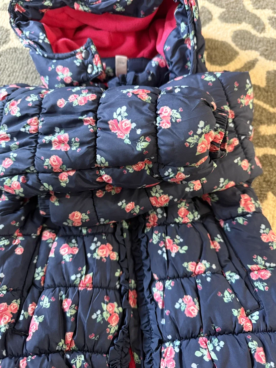 Percee Floral Puffer Jacket - 24M image indicator(8)