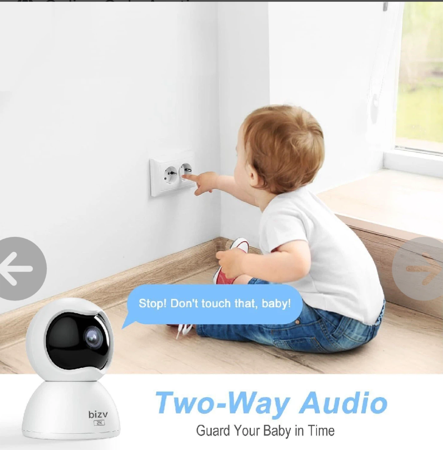 XIAOVV Q2 WiFi 360 Motion Detection Camera-J2-38D - photo 3