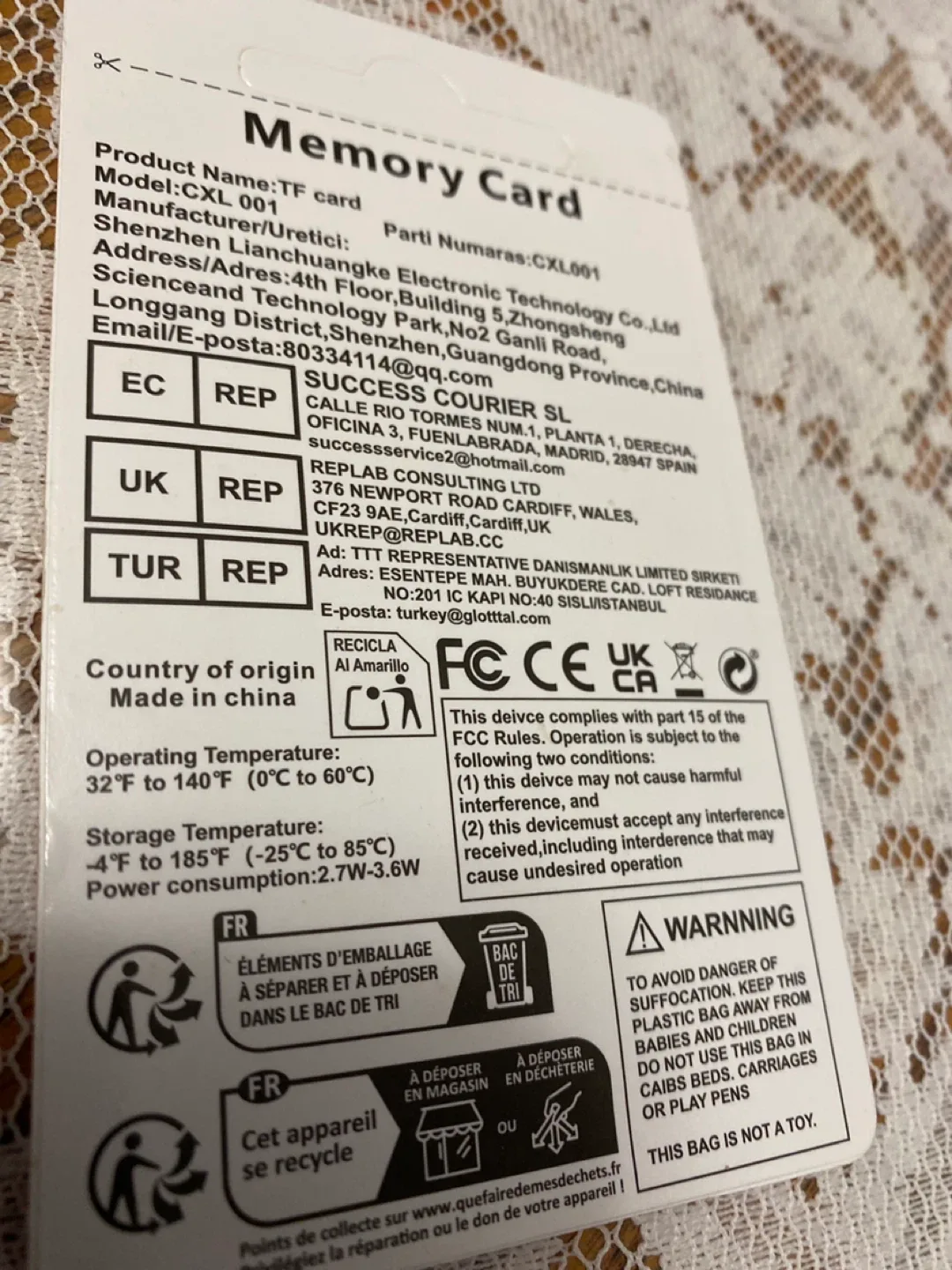 New 100GB Memory Card with Adapter image indicator(2)