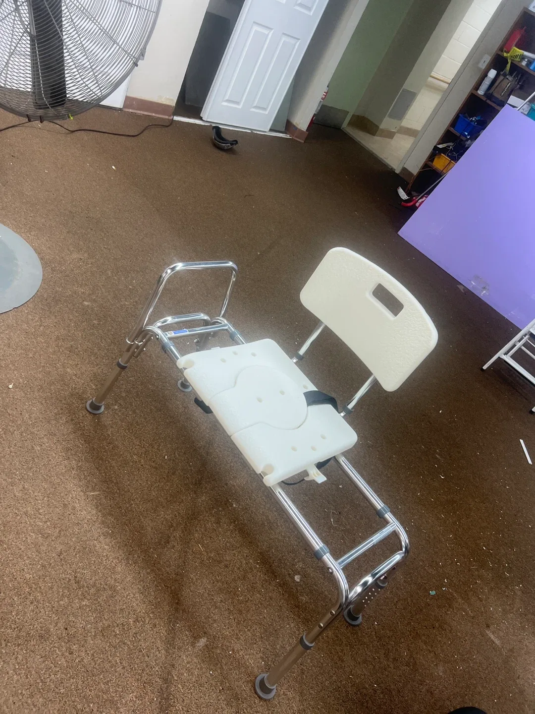 Adjustable Swivel Padded Transfer Bench image indicator(2)