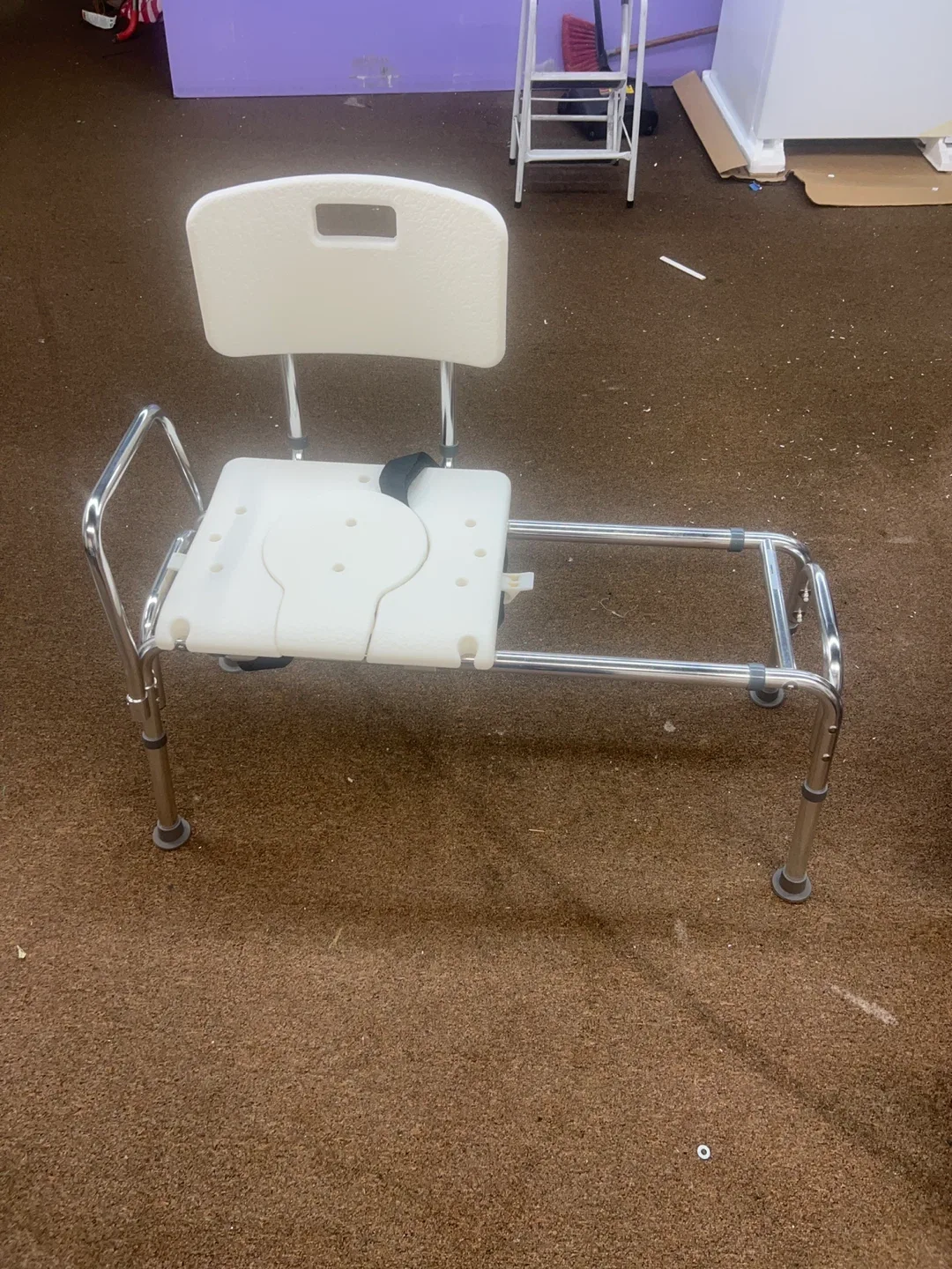 Adjustable Swivel Padded Transfer Bench image indicator(4)