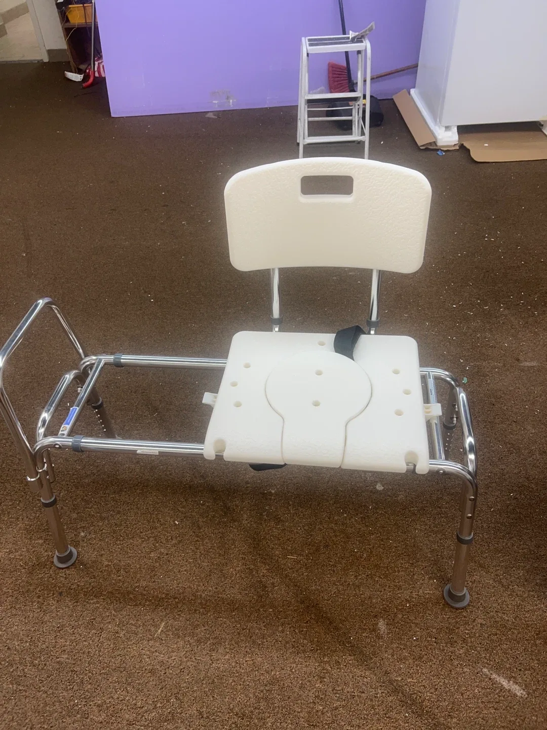 Adjustable Swivel Padded Transfer Bench image indicator(5)