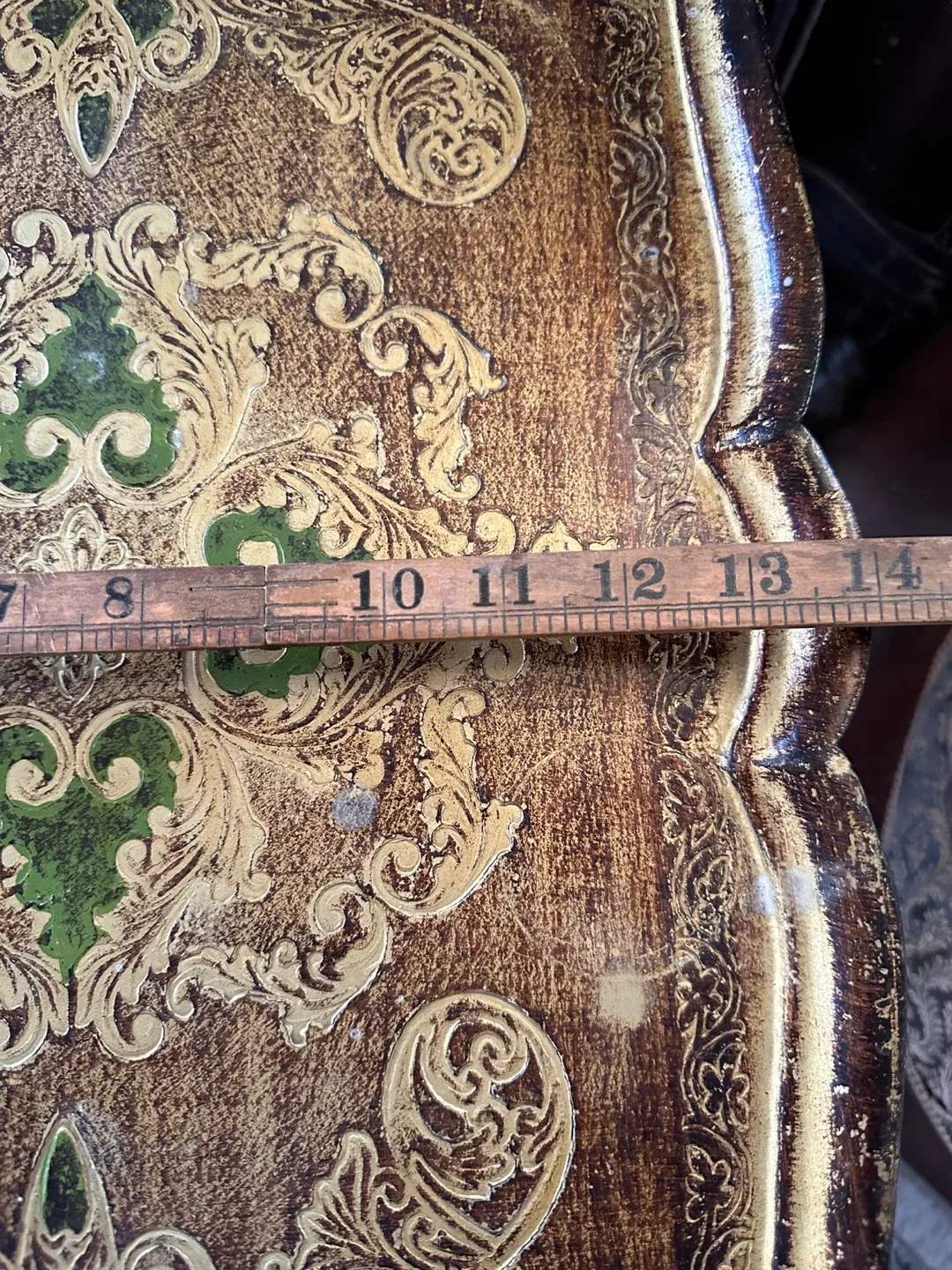 🥕Antique Florentine Nesting Tables - Set of 3 image indicator(9)