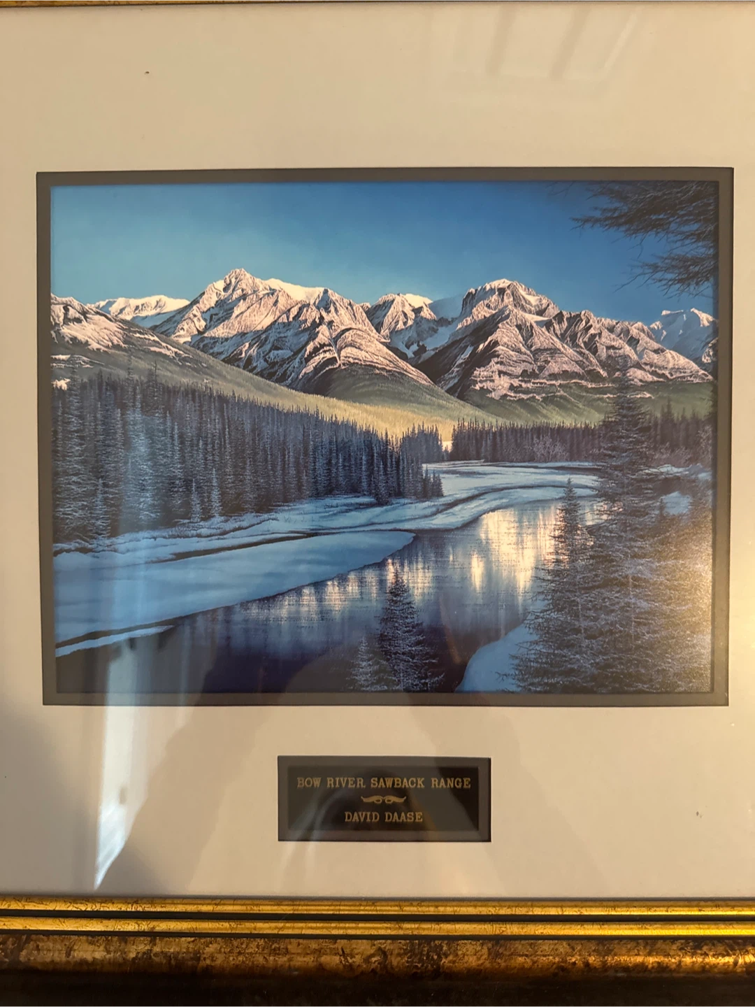 Bow River Sawback Range Print by David Daase - photo 2