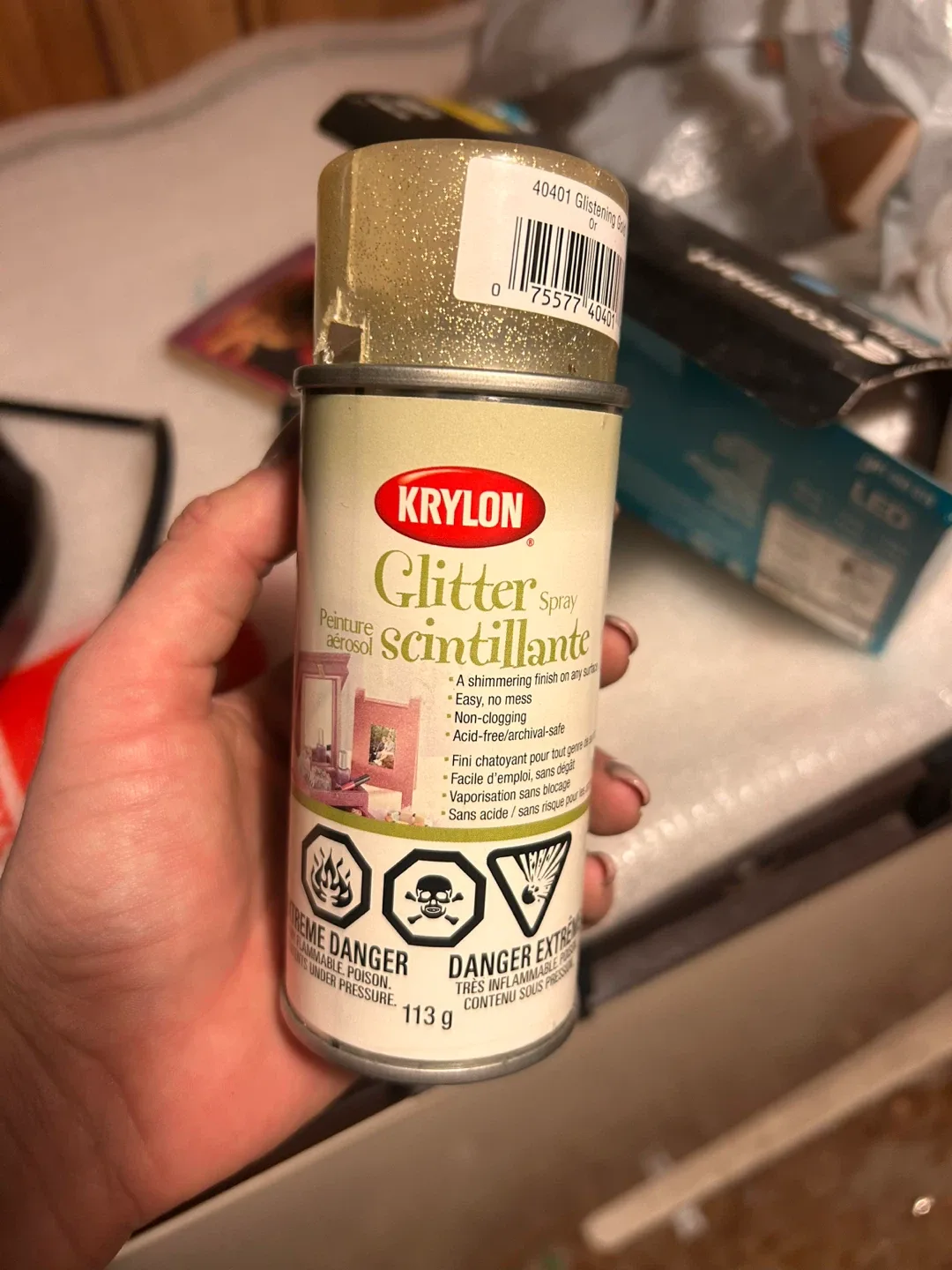 Krylon Glitter Spray - Glistening Gold thumbnail
