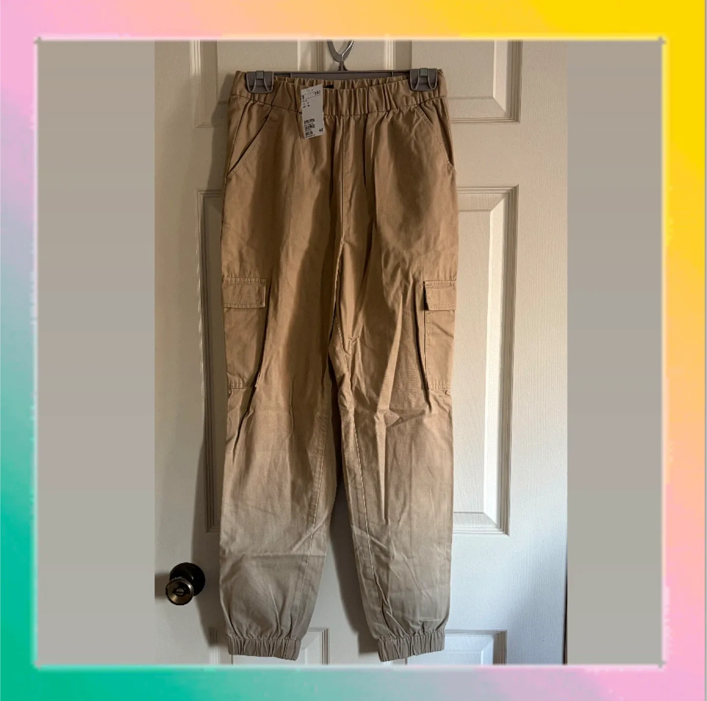 H&M Women’s Cargo Cuff Pants NWT - Sz 4 thumbnail
