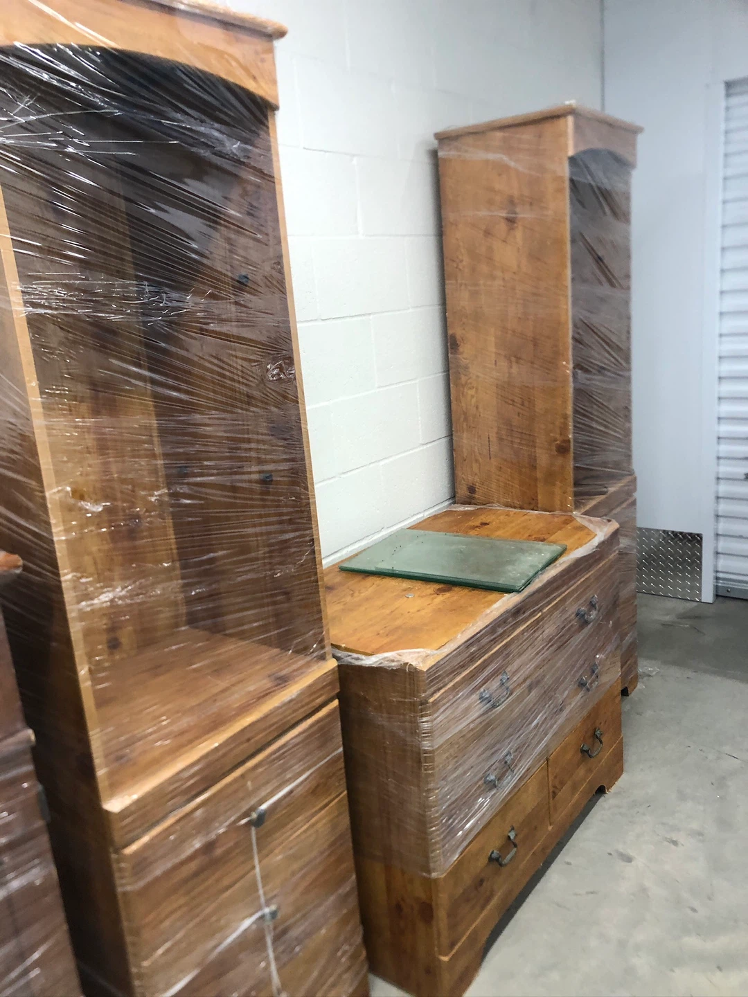 3 piece wooden unit