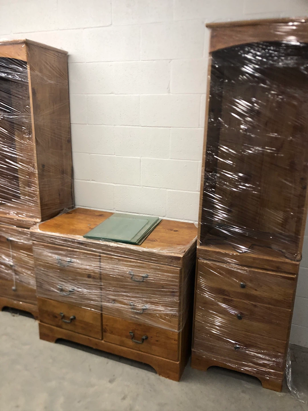 3 piece wooden unit - photo 2